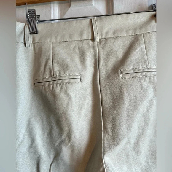 7 For all Mankind faux leather pants. Ivory Size M - Picture 4 of 11